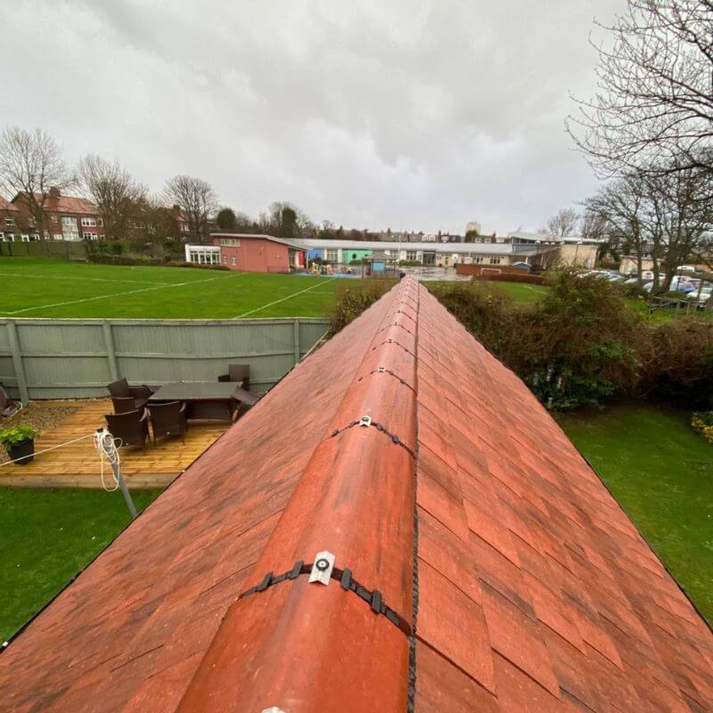 Finished Roof Repair Work